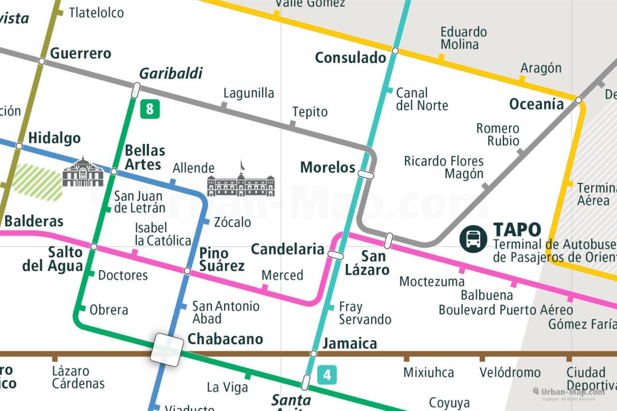 карта паведамленнях Мехіка 