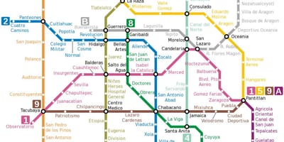 Мексіка ДФ метро карце