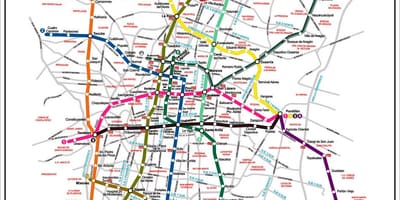 Карта Мехіка транзітам