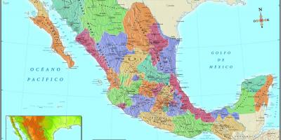 Карта Мексікі зип-код горада 