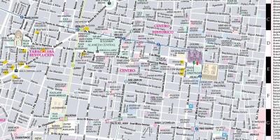 Карта вуліц Мехіка 